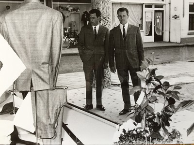 Links J.Nooyen en rechts W.Arts in 1965.